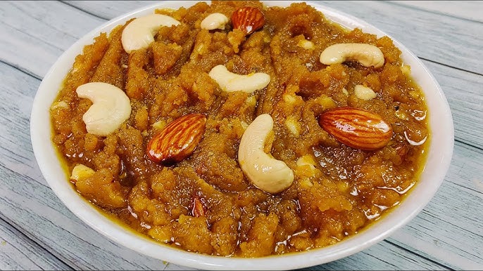 Parata, Halwa, Chana Daal
